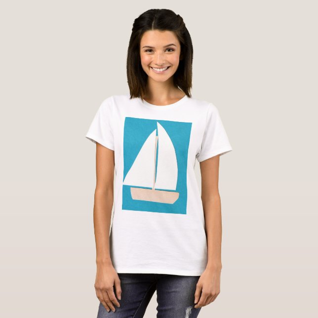 Sailboat T-shirt (Front Full)