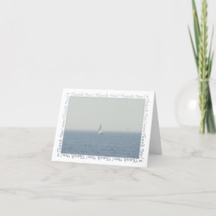 Sailboat Thank You Card