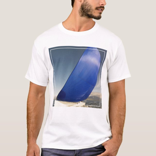 Sailboat Tipping In Wind T-Shirt (Front)