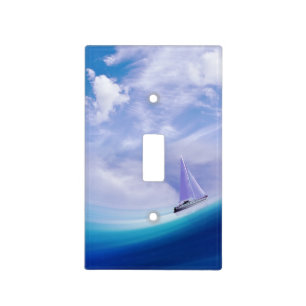 Sailboat up an Epic Wave Light Switch Cover