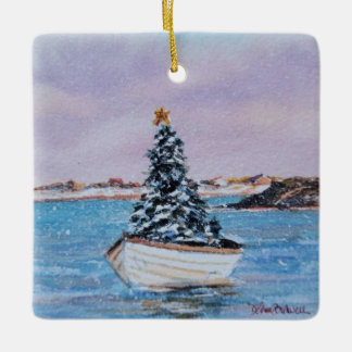 Sailboat Winter Ornament
