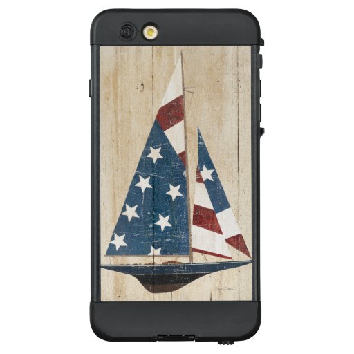 Sailboat With American Flag LifeProof NÜÜD iPhone 6 Plus Case
