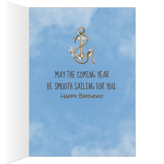 sailboat with rainbow spinnaker on water (Inside (Right))