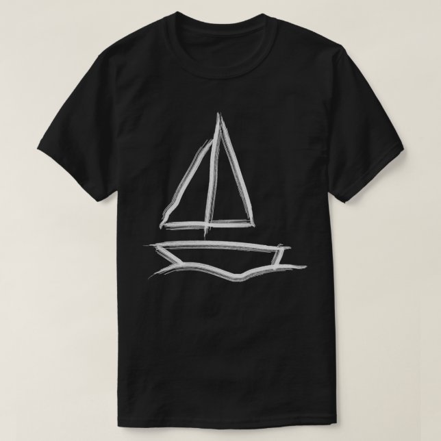Sailboat yacht T-Shirt (Design Front)