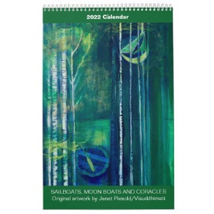 Sailboats and Coracles nautical calendar