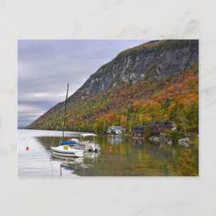 Sailboats at Rest on Lake Willoughby, Vermont Postcard