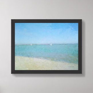 Sailboats at West Wittering Framed Art