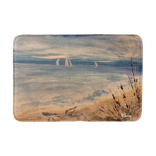 Sailboats Bath Mat