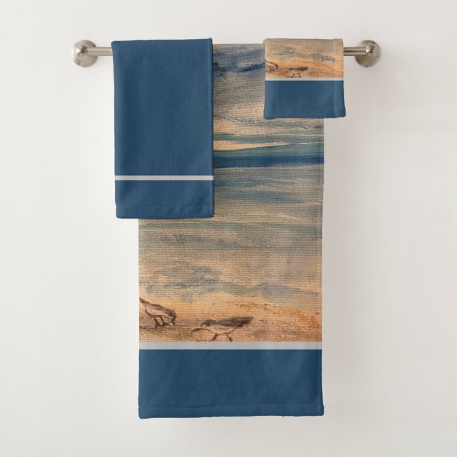 Sailboats Bath Towel Set (Insitu)