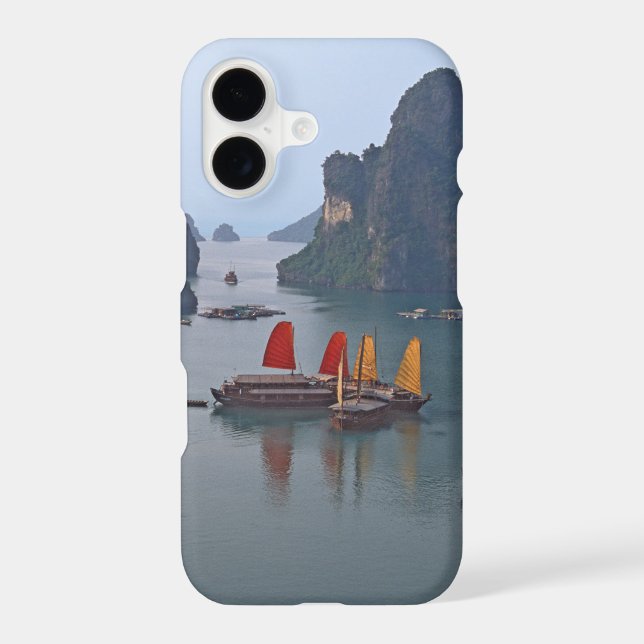 Sailboats in Ha Long Bay - Vietnam, Asia Case-Mate iPhone Case (Back)