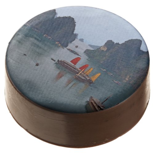 Sailboats in Ha Long Bay _ Vietnam Asia Chocolate Covered Oreo