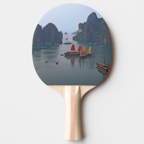 Sailboats in Ha Long Bay _ Vietnam Asia Ping Pong Paddle
