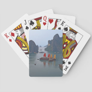 Sailboats in Ha Long Bay - Vietnam, Asia Poker Cards
