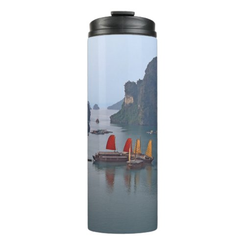 Sailboats in Ha Long Bay _ Vietnam Asia Thermal Tumbler