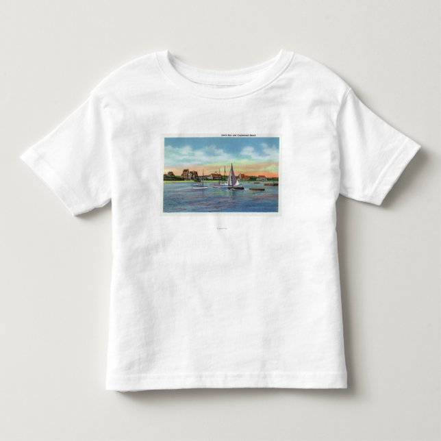Sailboats in Lewis Bay, Englewood Beach View Toddler T-shirt (Front)