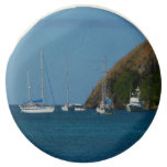 Sailboats in the Bay White and Blue Nautical Chocolate Dipped Oreo