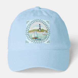 Sailboats Lighthouse hat