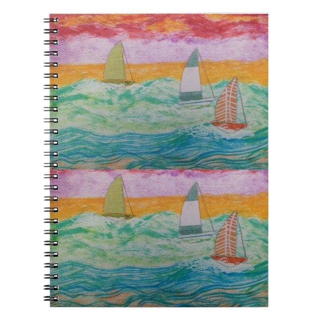 Sailboats  notebook (Front)