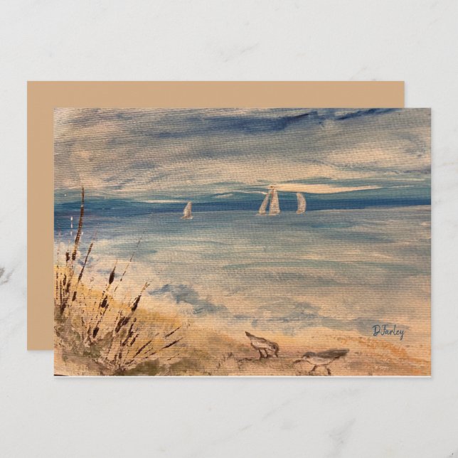 Sailboats Notecard (Front/Back)