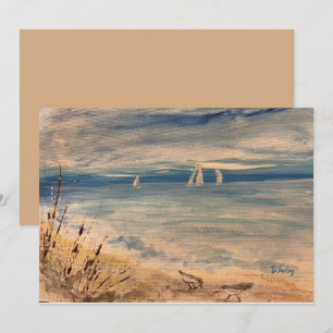 Sailboats Notecard
