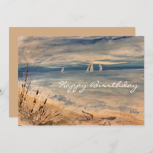Sailboats Notecard (Front/Back)