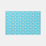 Sailboats On Blue Sea Pattern Rug