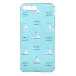 Sailboats On The Blue Sea Pattern iPhone 8 Plus/7 Plus Case