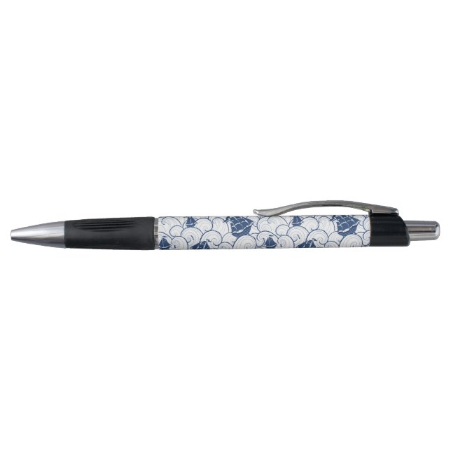 Sailboats On The Sea Pattern Pen (Top)
