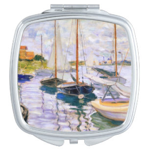 Sailboats on the Seine at Petit Claude Monet Compact Mirror