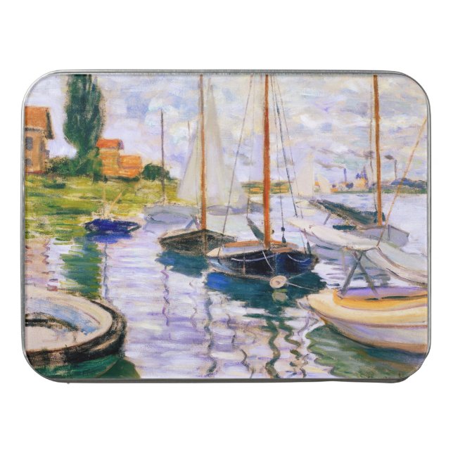 Sailboats on the Seine at Petit  Claude Monet    Jigsaw Puzzle (Case Horizontal)