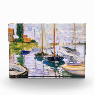 Sailboats on the Seine at Petit  Claude Monet    Photo Block