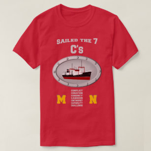 SAILED THE SEVEN SEAS  MERCHANT NAVY T-Shirt