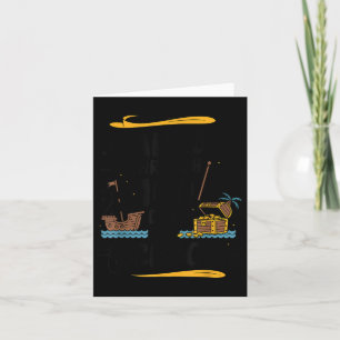 Sailed Through 100 Days Of School Pirate Ship 100t Card