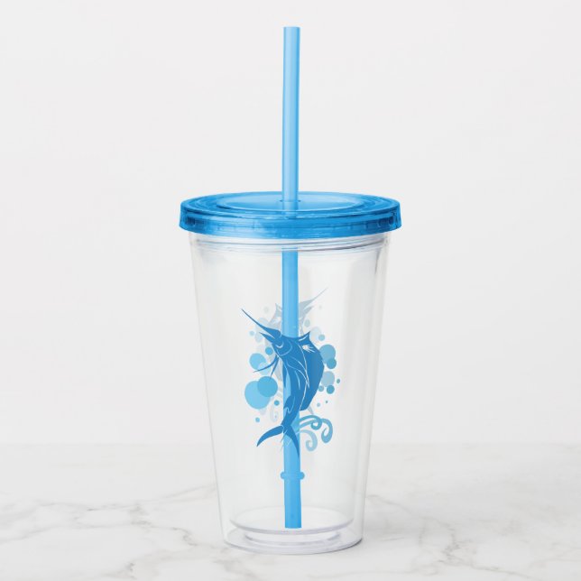 Sailfish Acrylic Tumbler (Front)