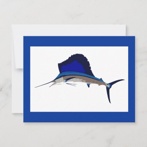 Sailfish fishing graphic announcement
