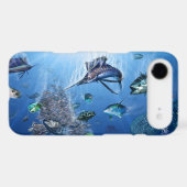 Sailfish Frenzy ipod touch cover (Back (Horizontal))