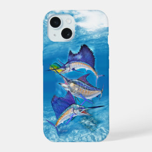 Sailfish, Marlin, Maui, transposed over the Ocean iPhone 15 Case