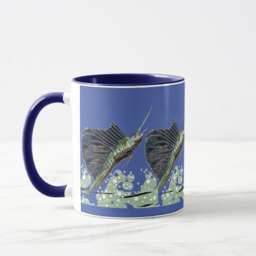 Sailfish Mug Blue