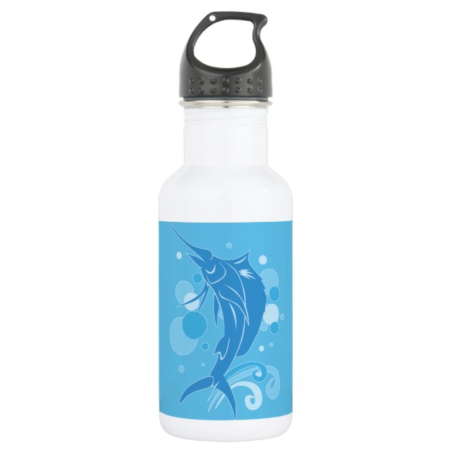 Sailfish Stainless Steel Water Bottle (Front)