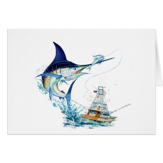 Sailfish Takes the Bait Cards (Front Horizontal)