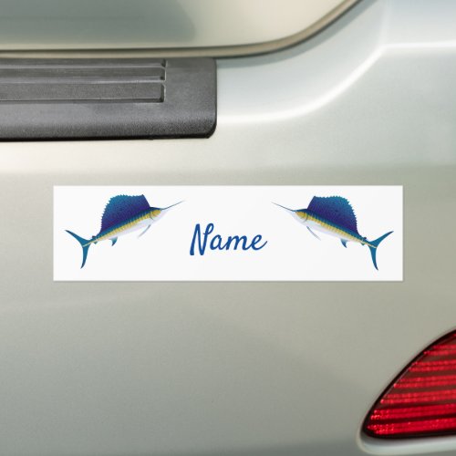 Sailfish Thunder_Cove Bumper Sticker