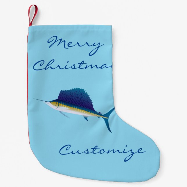 Sailfish Thunder_Cove  Small Christmas Stocking (Front)
