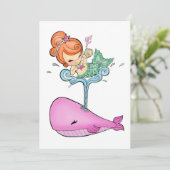 Sailin With a Whale Invites (Standing Front)