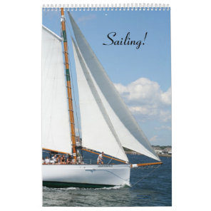 Sailing!  12 month Calendar
