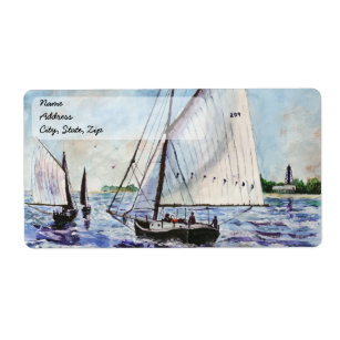 Sailboat Labels | Zazzle