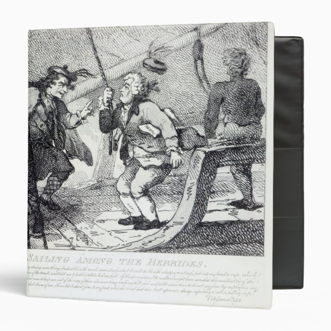 Sailing Among the Hebrides 3 Ring Binder (Front/Inside)