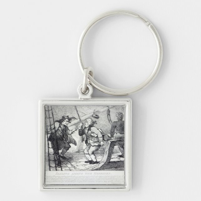Sailing Among the Hebrides Keychain (Front)