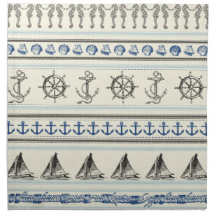 Sailing Anchor Nautical Rope Knot Sail Napkins