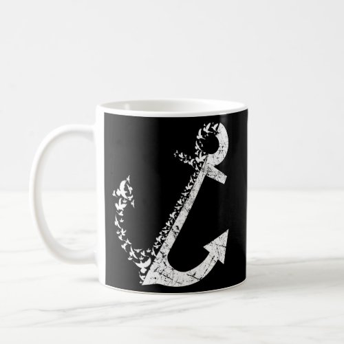 Sailing Anchor Seagull Sailor Navigator Coast Sea  Coffee Mug