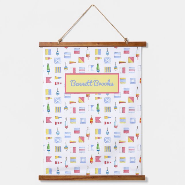 Sailing and Nautical Boys  Hanging Tapestry (Front)